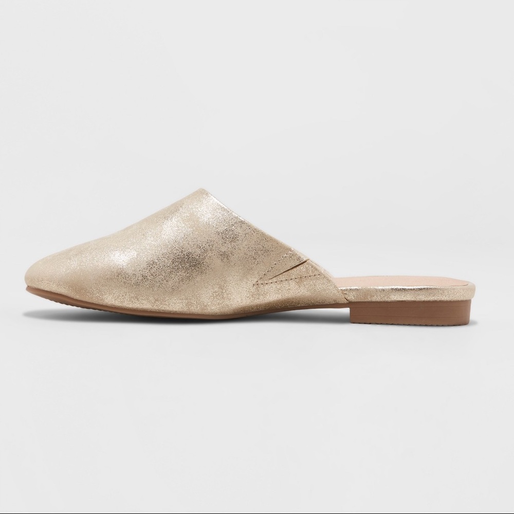 Women's Brooklyn Backless Mules - Gold - Picture 4 of 6